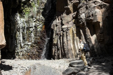 Wasserfall im Barranco del Aurure