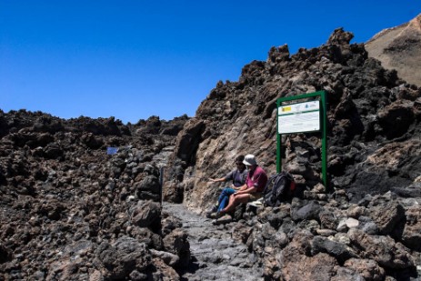 Zugang zum Teide Gipfel