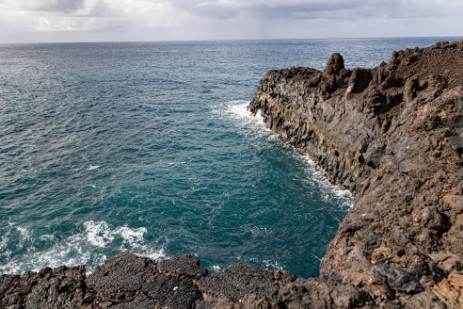 Steilküste Los Hervideros auf Lanzarote
