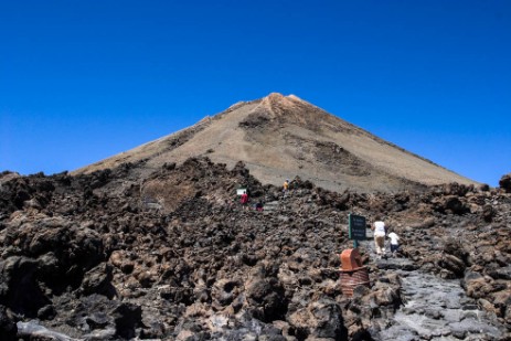 Aufstieg zum Teide Gipfel